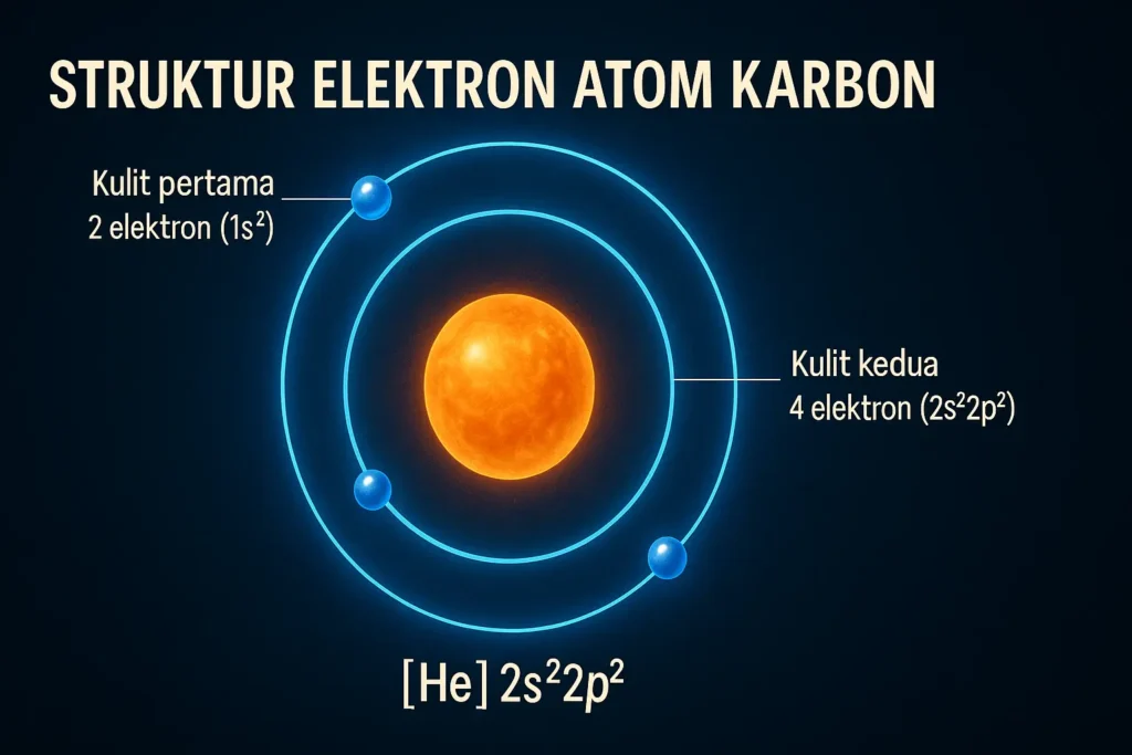 Struktur Elektron Atom Karbon